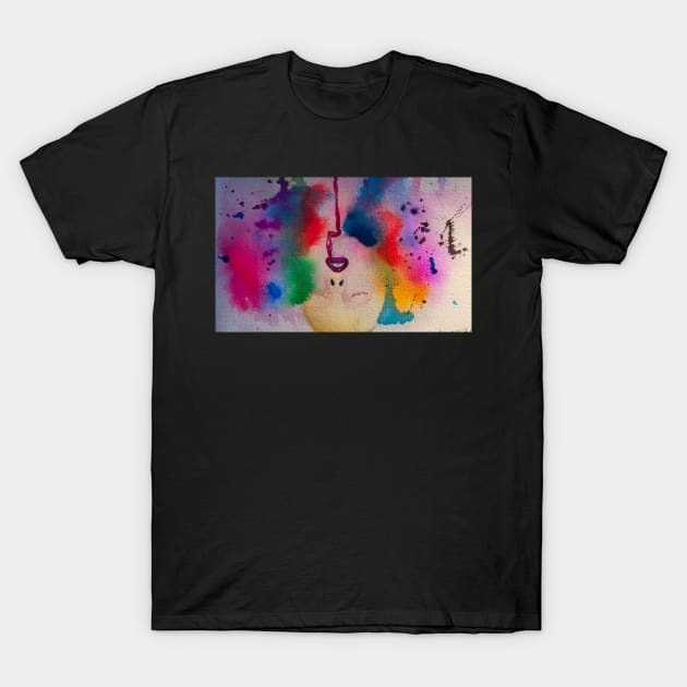 Upside Down T-Shirt by teenamarie23art